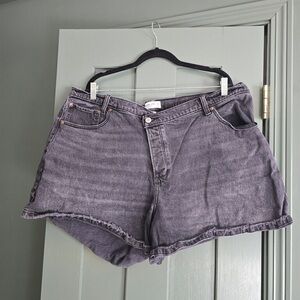 Abercrombie & Fitch Charcoal Jean Shorts